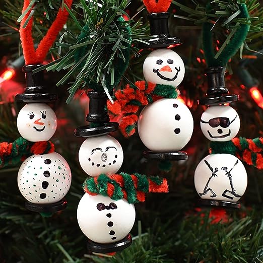  Aneco 9 Pack Christmas Snowman DIY Craft Kit Build