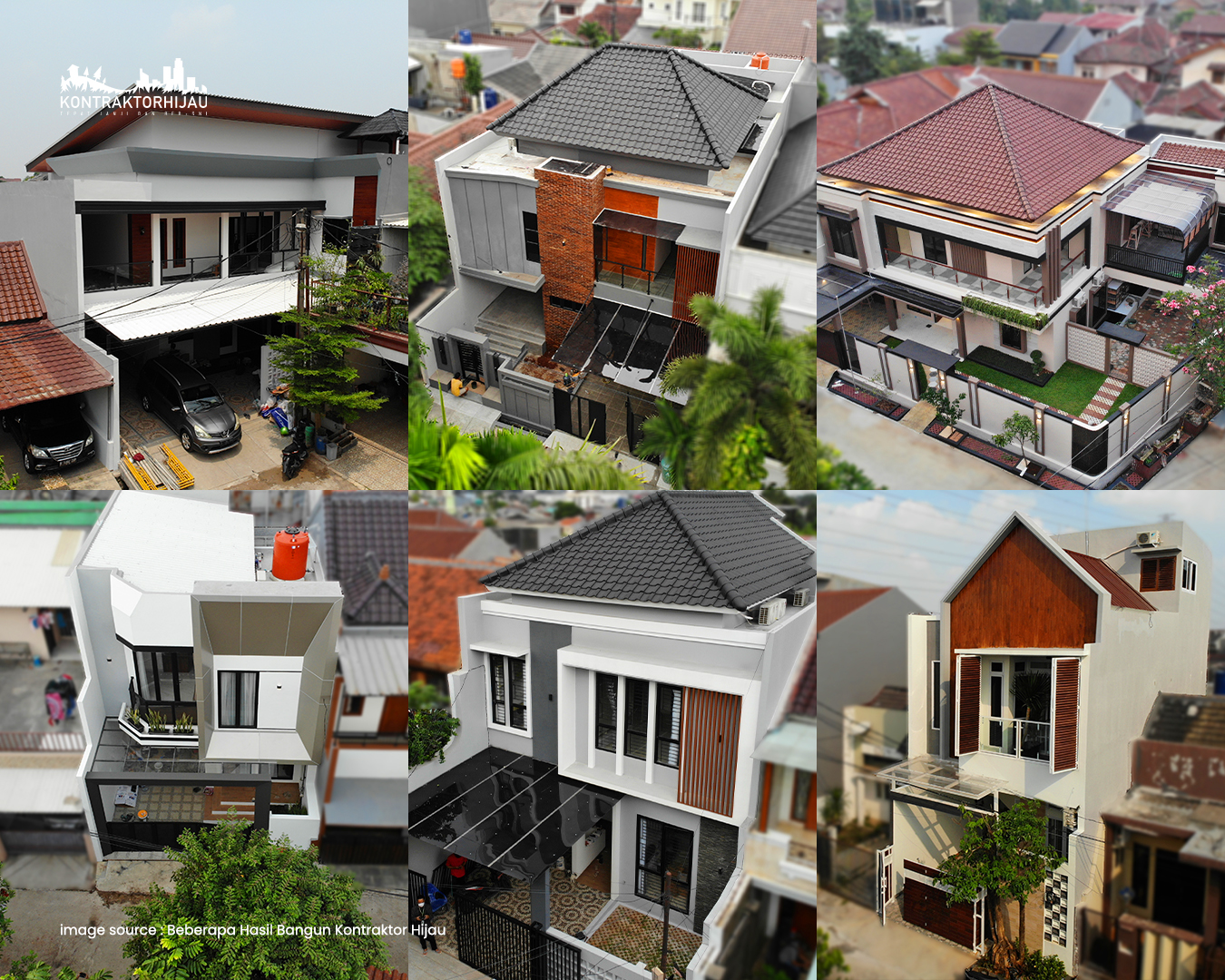 Beberapa Contoh Hasil Bangun Rumah Pakai Arsitek Kontraktor Hijau 
