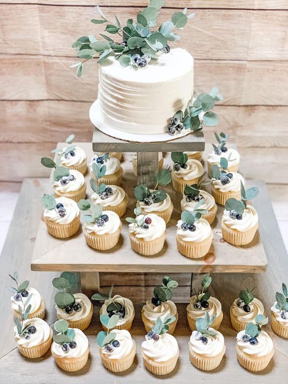 Svadobné cupcakes
