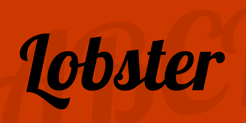 lobster youtube thumbnail font