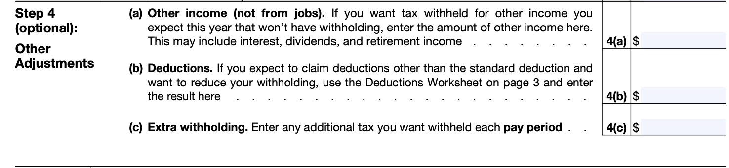 tax form, black words