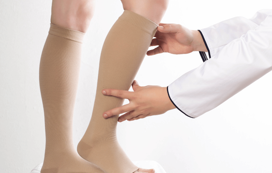 long sclerotherapy socks
