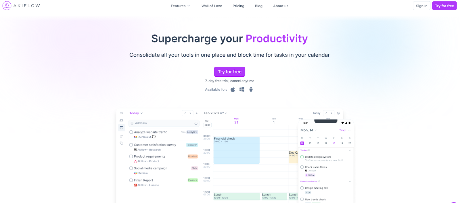 Supercharge your Productivity with Akiflow