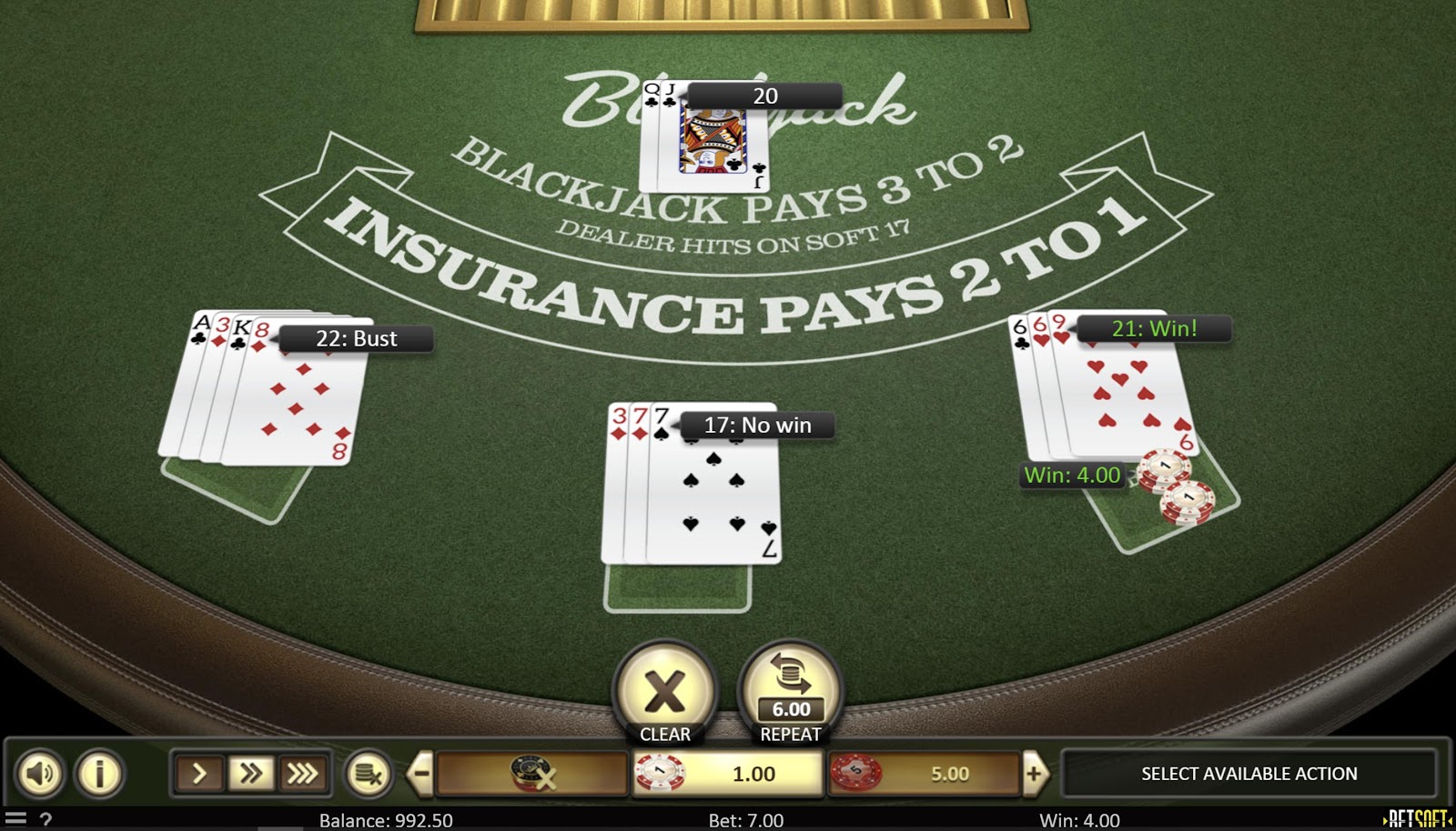 Best and Worst Blackjack Games