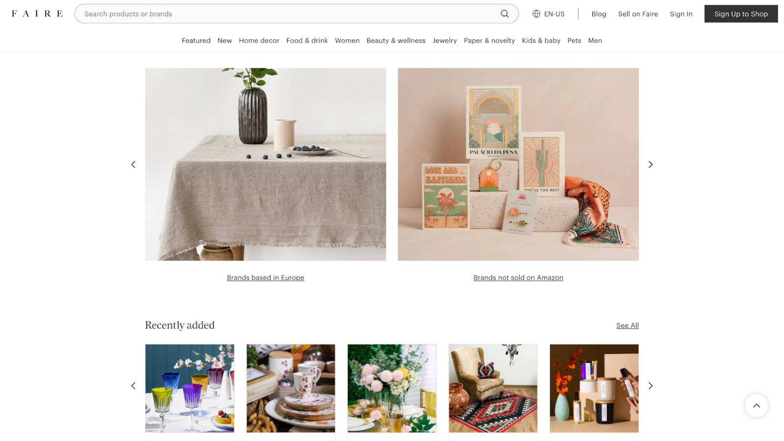 etsy alternatives for sellers, Faire