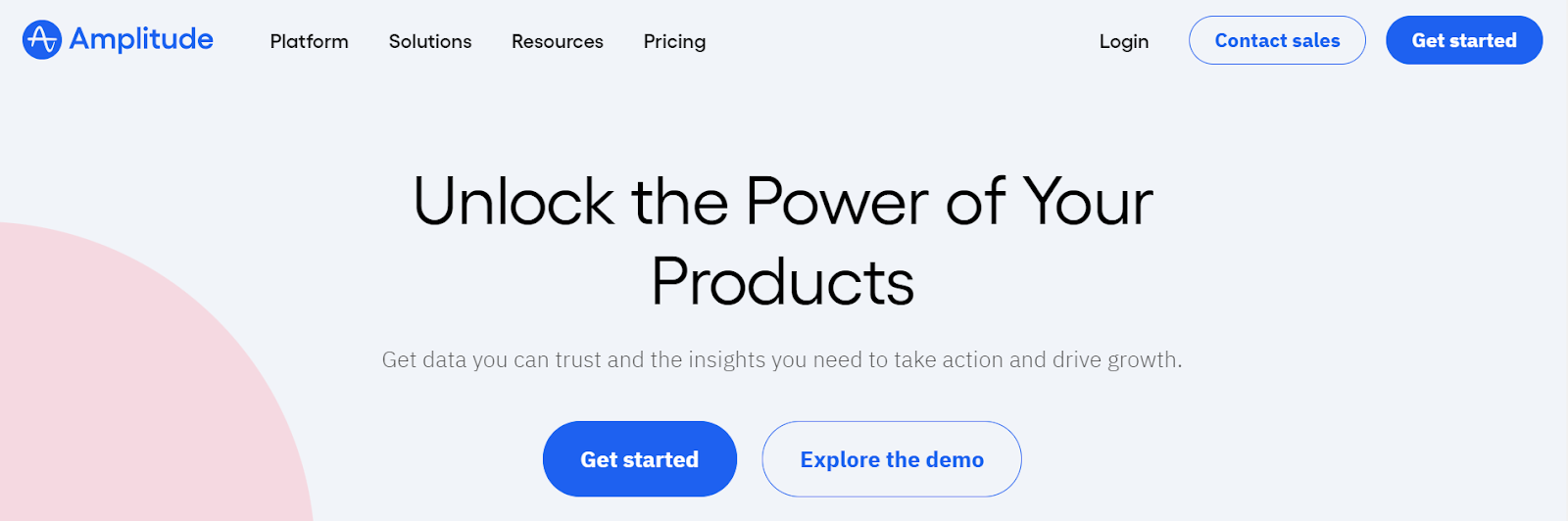 Amplitude - unlocking the power of your products and gaining valuable insights.