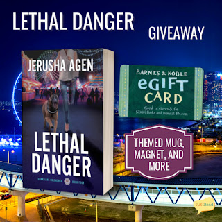 Lethal Danger JustRead Tours blog tour giveaway