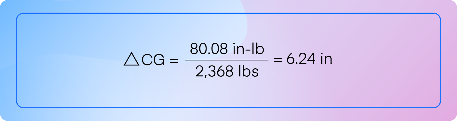 Calculating weight added formula, part 2.