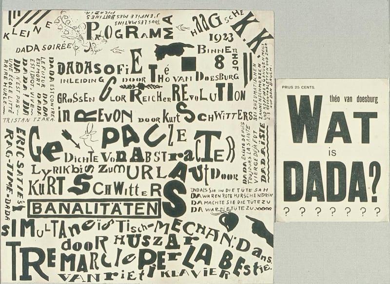 Dada print by Theo van Doesburg