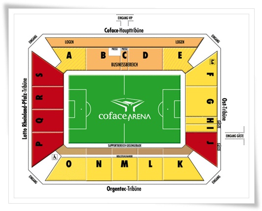 MEWA Arena Seating Plan 
