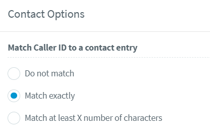Перейдите в меню "Advanced" > "Contacts" > "Options", установите стратегию сопоставления "Match exactly" и нажмите "ОК".