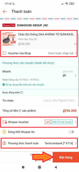 Cách sử dụng mã FreeShip Xtra Shopee