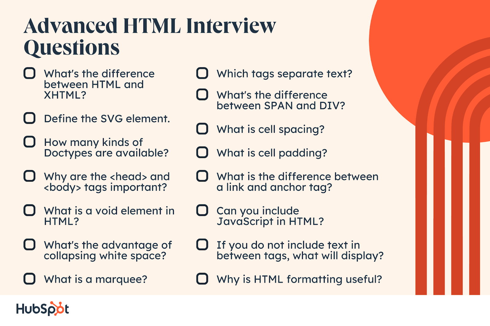 HTML5 Interview Questions. What's HTML5? What were the primary goals of releasing HTML5? Identify a few key features of HTML5.