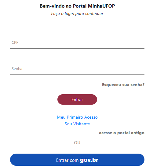 Criação de Contas e Login