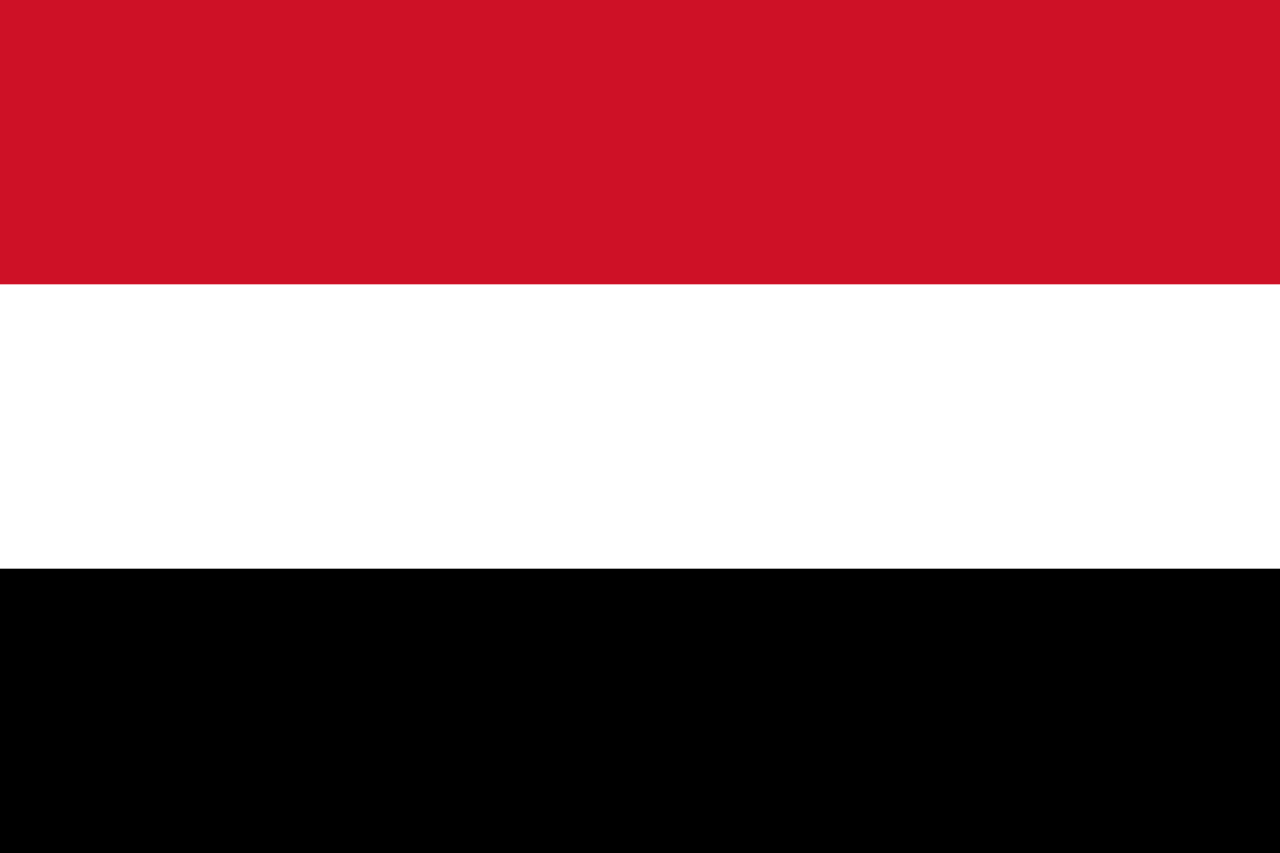 https://upload.wikimedia.org/wikipedia/commons/thumb/8/89/Flag_of_Yemen.svg/1280px-Flag_of_Yemen.svg.png