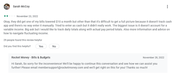 Rocket Money app review