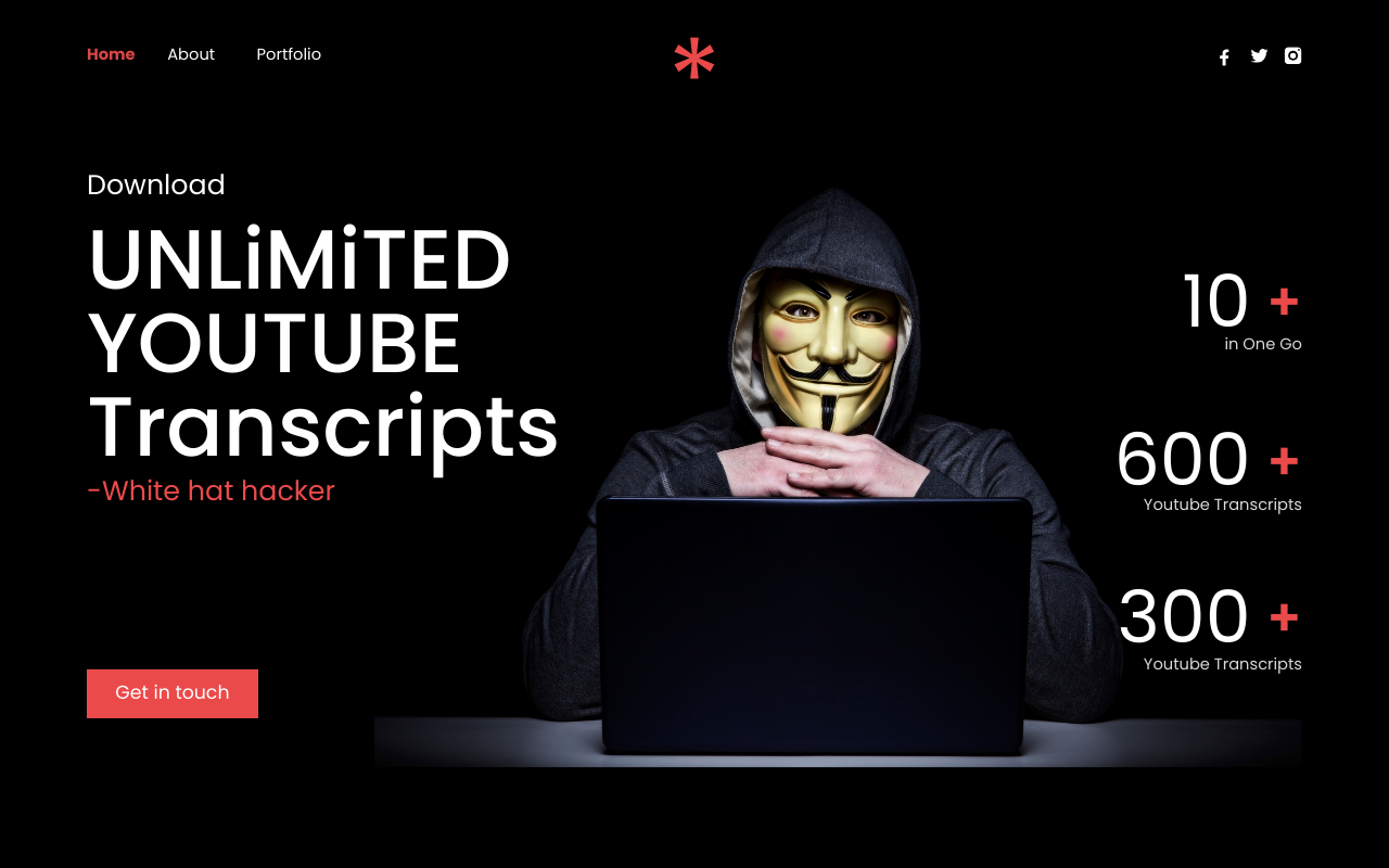 Download Unlimited Youtube Transcripts