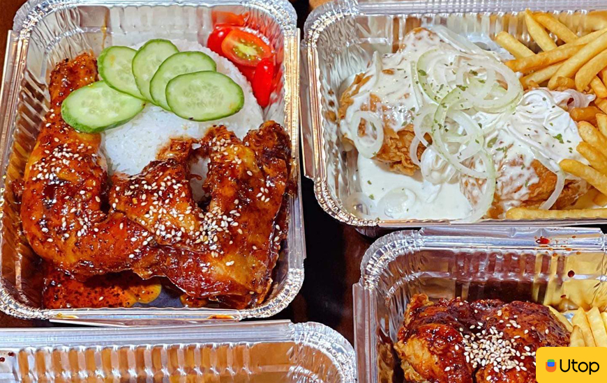 Ưu đãi tại K Chicken khi tải ứng dụng Utop
