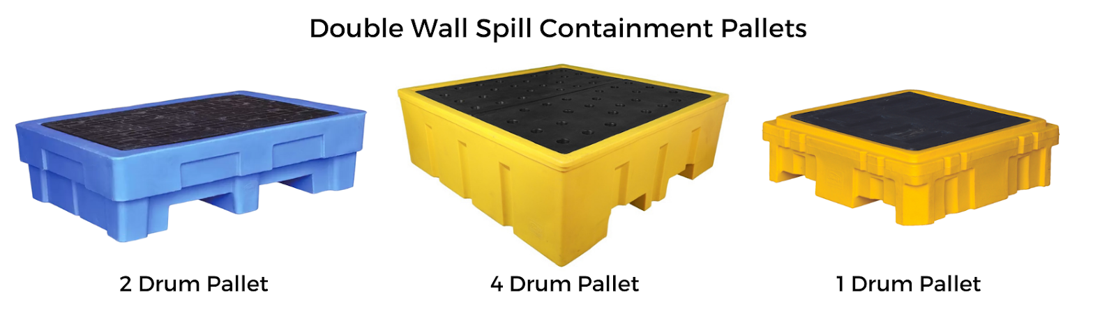 Swift's Double Wall Drum Spill Containment Pallets 