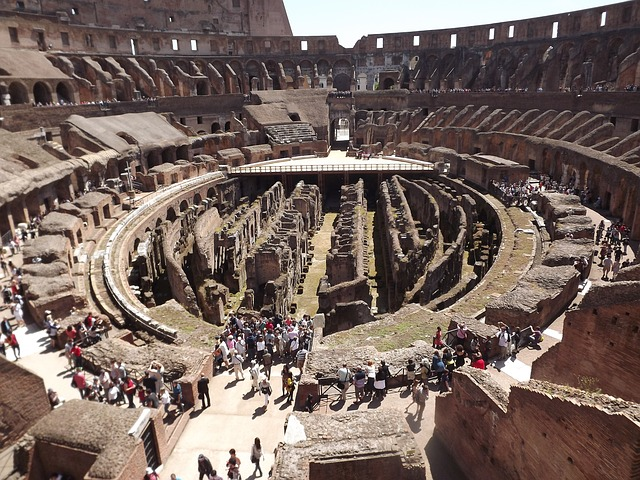 The Colosseum is the largest amphitheater from the Roman Empire