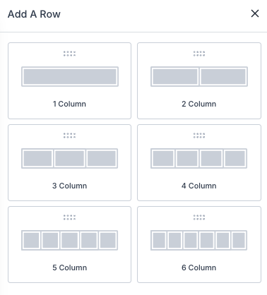 row options