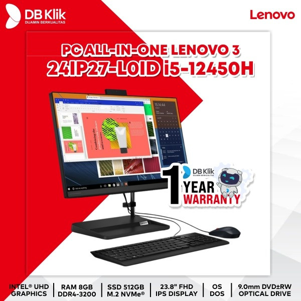 Review Lenovo 3 24IAP27-L0ID - DB Klik toko komputer Surabaya