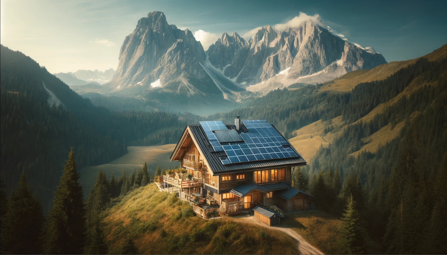 Solarenergie für Berghütten