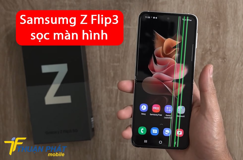 Samsung Z Flip3 sọc màn hình