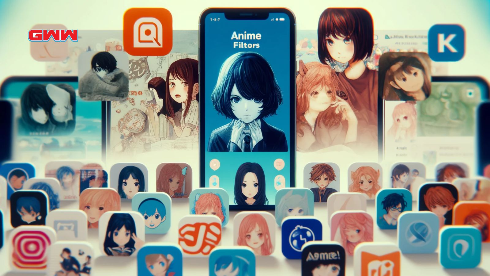 Platforms offering anime filters, icons and screenshots.