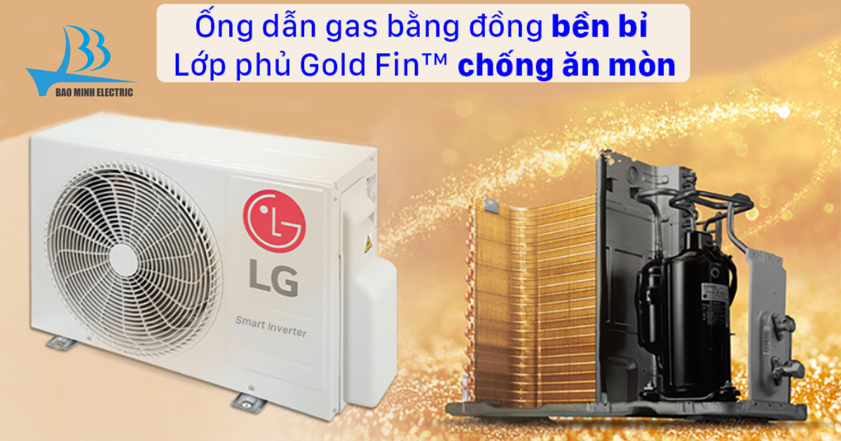 Công nghệ phủ Gold Fin- công nghệ độc quyền của LG
