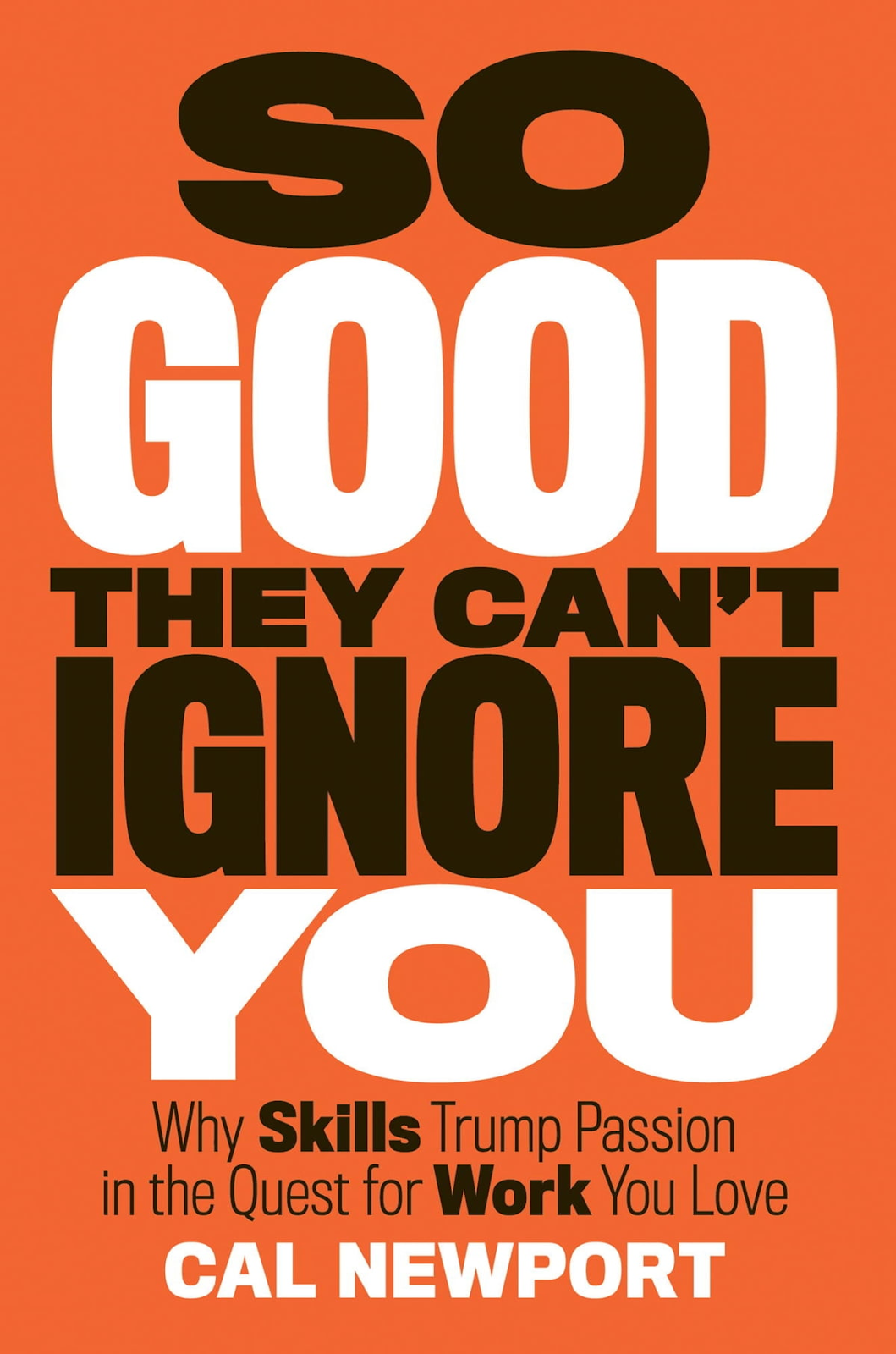 So Good They Can't Ignore You Book