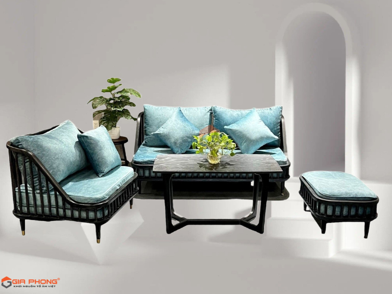 99+ Mẫu ghế sofa gỗ cho phòng khách đẹp giá từ 7 triệu đến 19 triệu