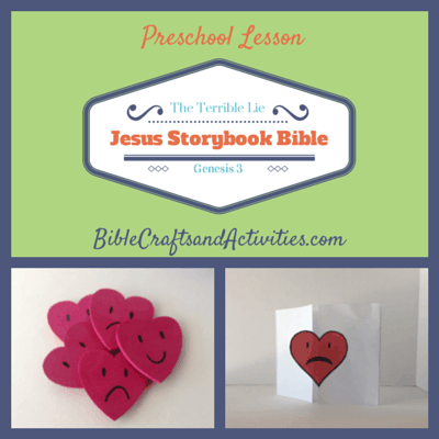 Jesus Storybook Bible Preschool Lesson The Terrible Lie