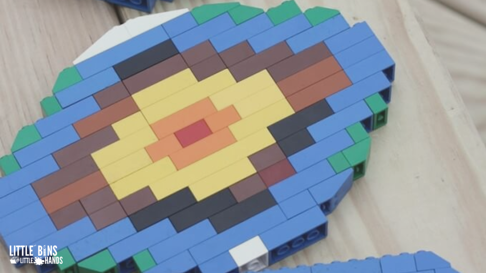 Lego Earth Layers Model