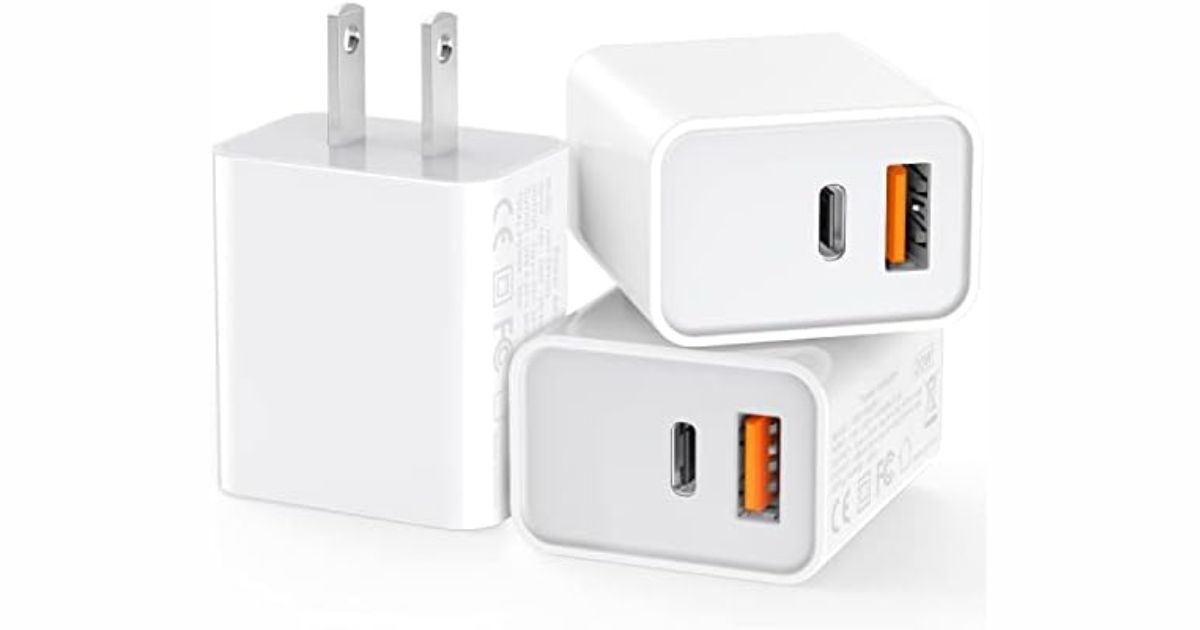 USB C Wall Charger (3-Pack)