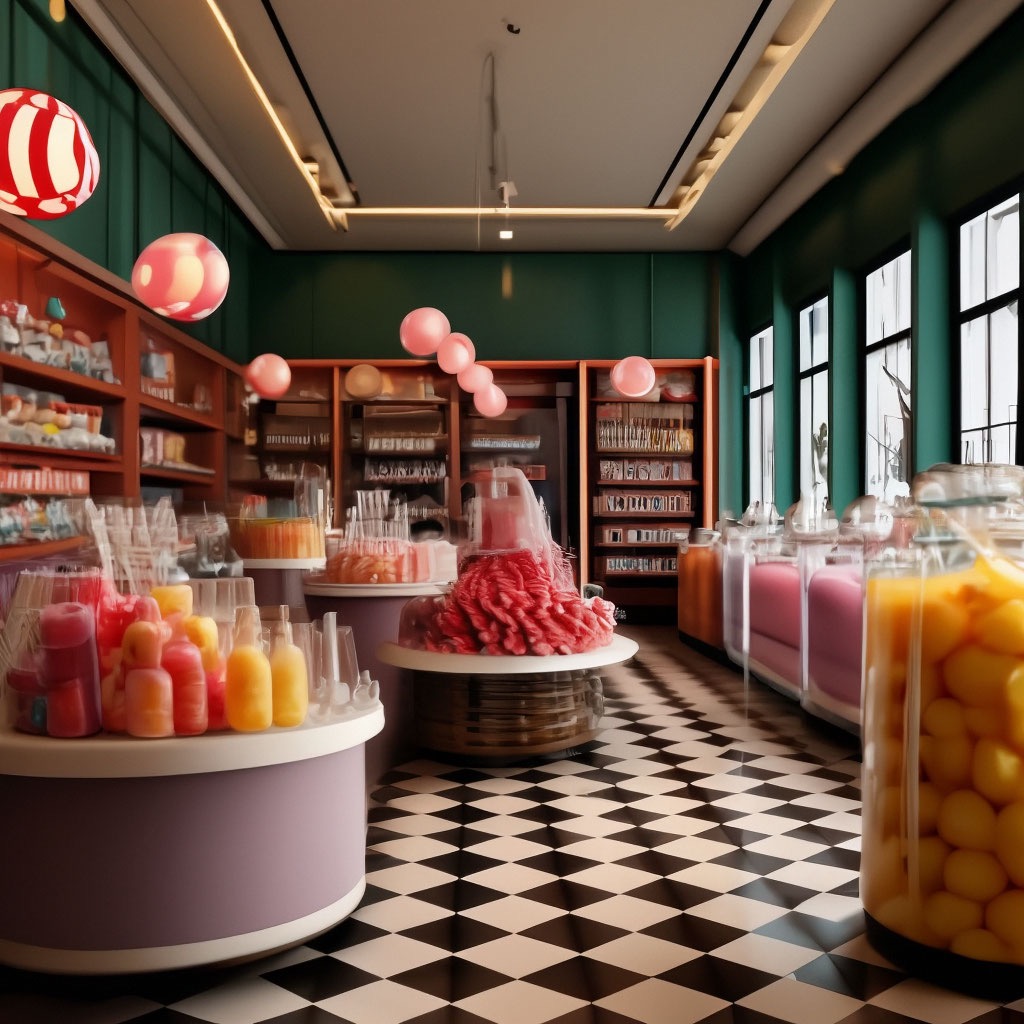 Huge Candy Store in London 