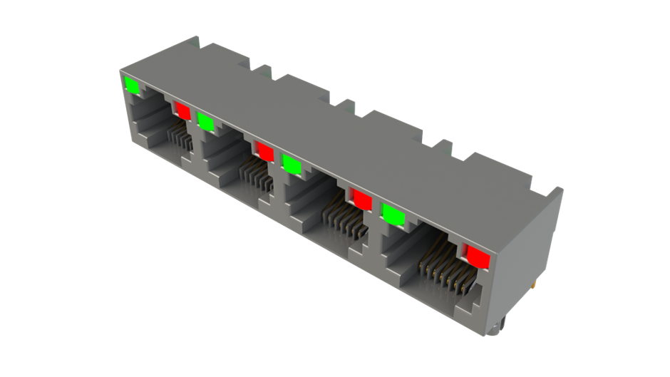 J67 EDAC Modular Jack RJ45 Connectors