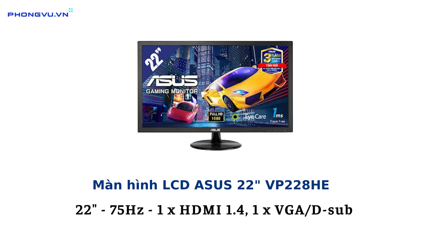 Màn hình LCD ASUS 22" VP228HE
