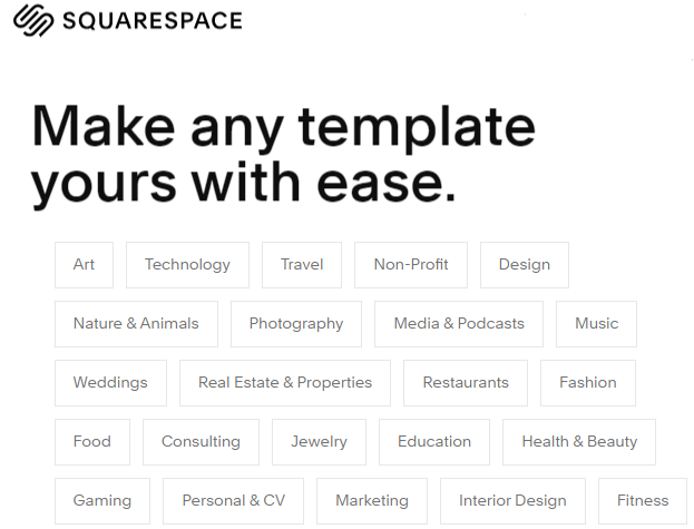 Squarespace templates
