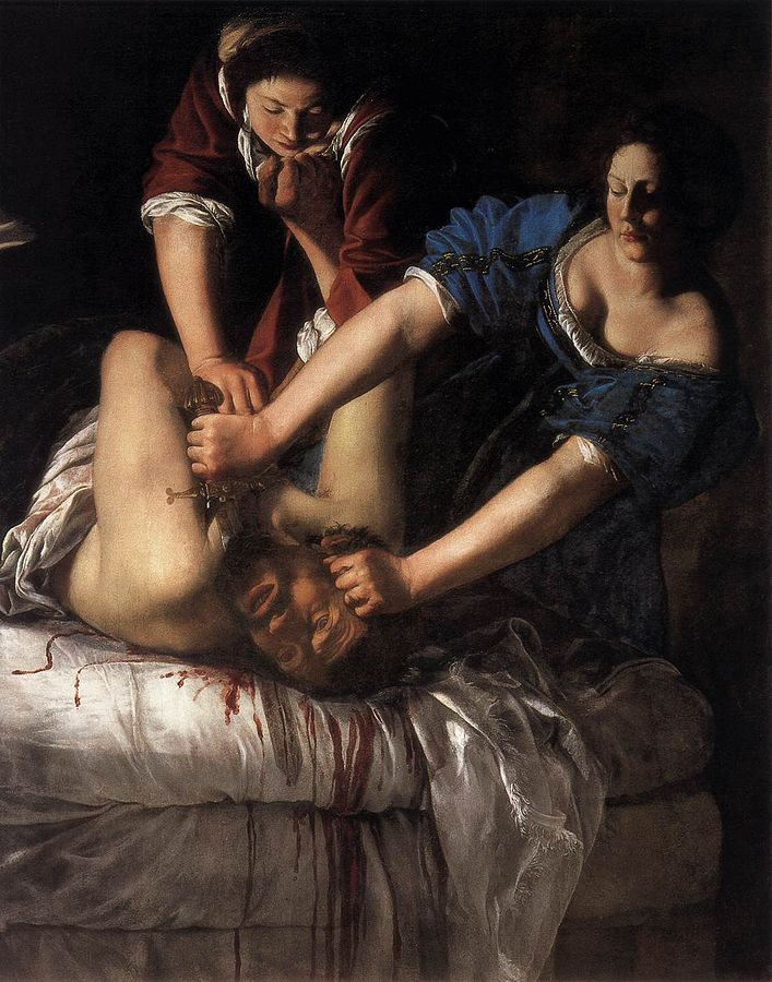 Artemisia Gentileschi’s “Judith Slaying Holofernes,” c. 1612-1613