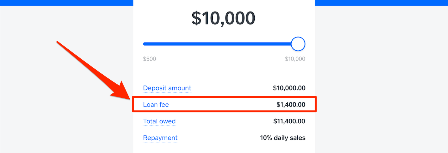 Square loan login