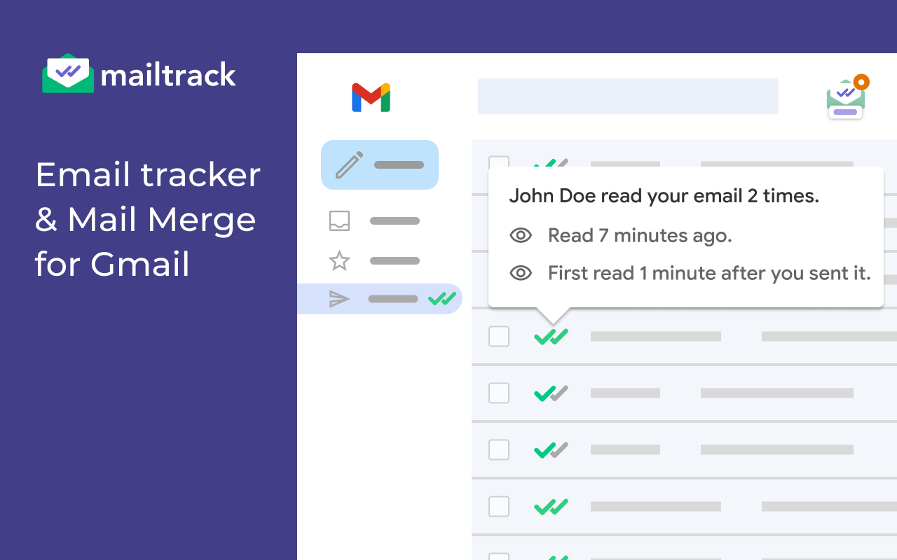 Chrome extensions for productivity - MailTrack for Gmail and Mail Merge
