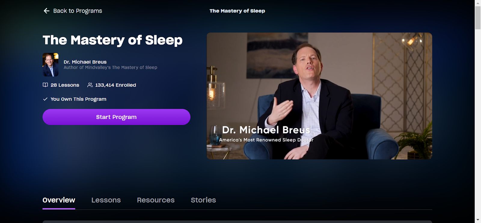 The Mastery of Sleep 