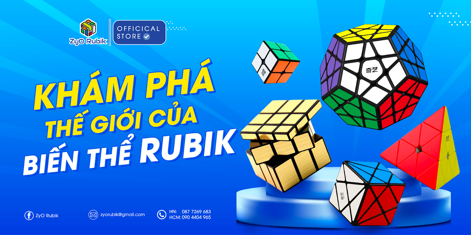 Khám phá Thế Giới Của Biến Thể Rubik: Hấp Dẫn và Đa Dạng