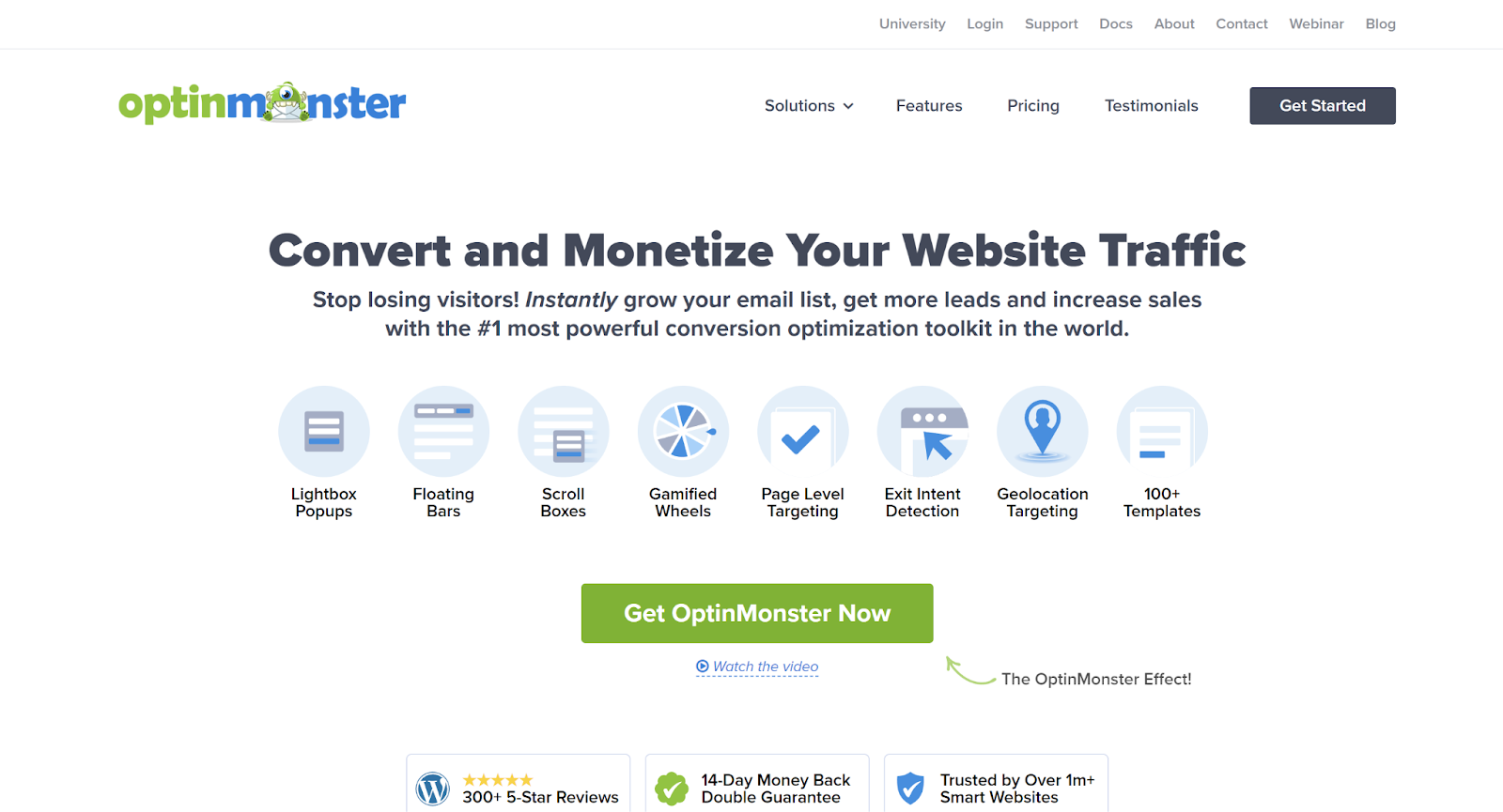 OptinMonster homepage