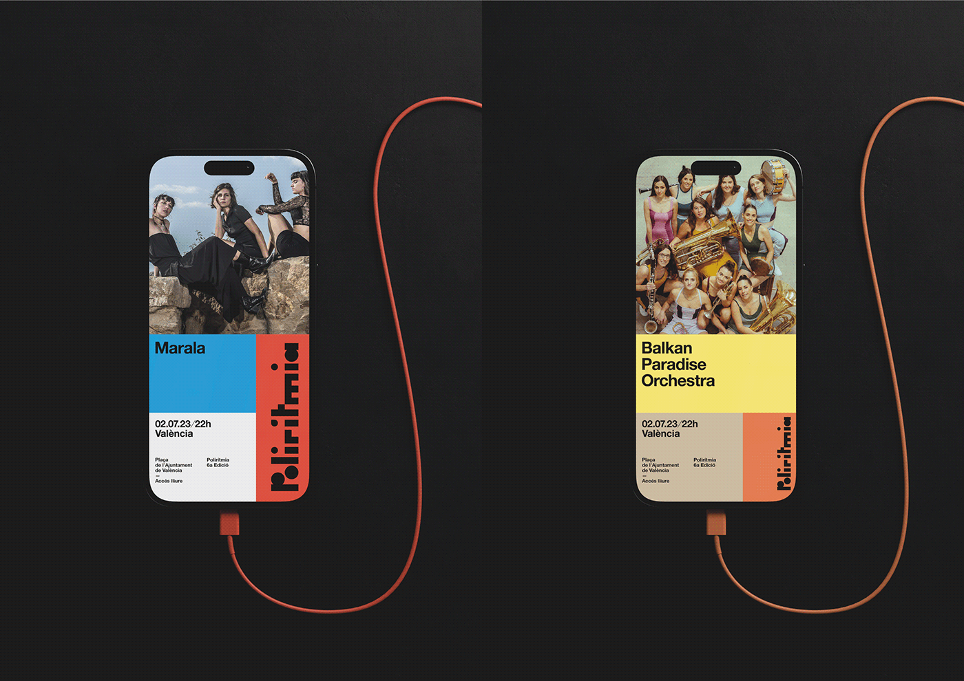 Graphic design web design music festival identity poster colors art branding  music festiva