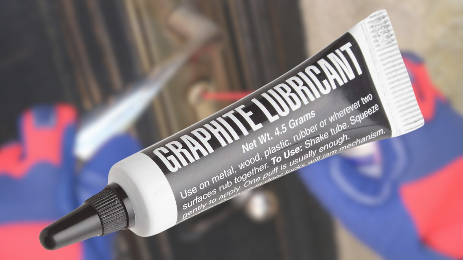 A graphite lubricant for locks