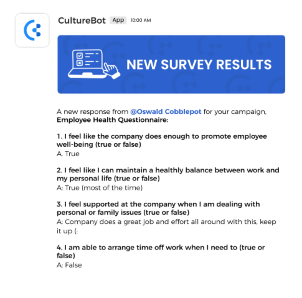 A screenshot of a survey results

Description automatically generated