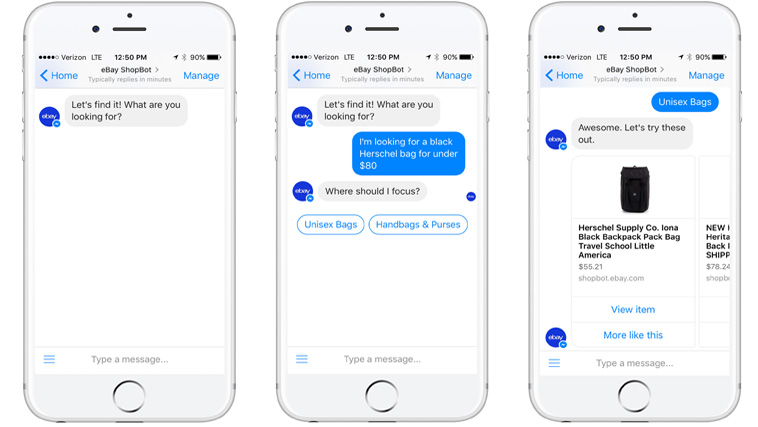 Ecommerce chatbot use cases