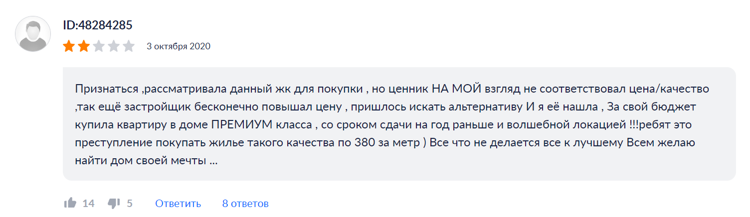Работа с негативными отзывами 
